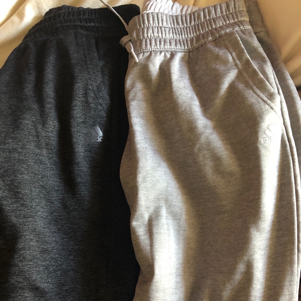 Lots of 2 adidas sweat/jogger pants